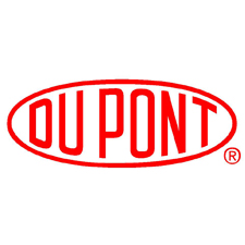 DuPont in red font inside oval