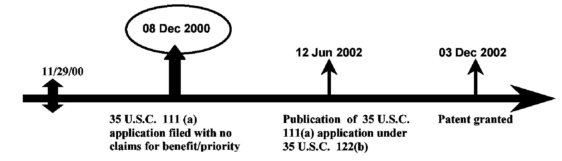 Example 1: Reference Publication and Patent of 35 U.S.C. 111(a) Application with no Priority/Benefit Claims.